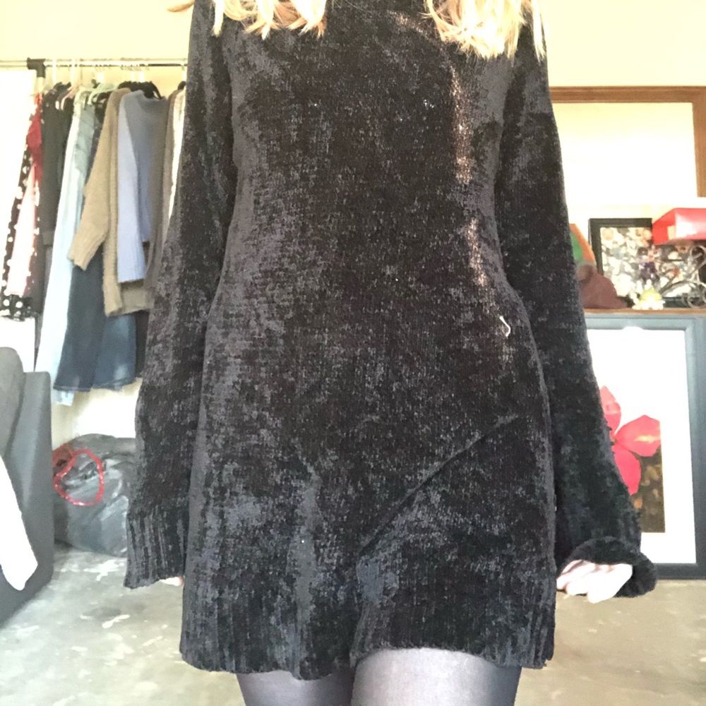 Comfy knit turtleneck sweater